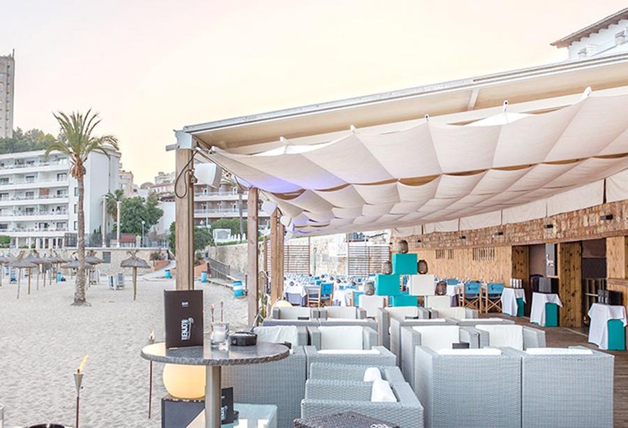 Hotel Be Live Adults Only Marivent Palma de Maiorca Exterior foto The beach club of the hotel